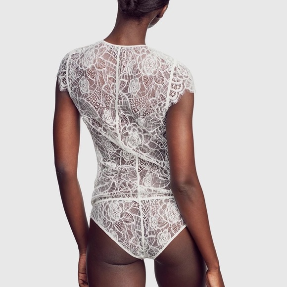 Kiki De Montparnasse coquette lace keyhole bodysuit M - Picture 6 of 16